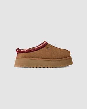 UGG Tazz Ii 1174471-Che Slipper 6 Chestnut Suede Round Toe Slip-On Rhs8109 - Brown