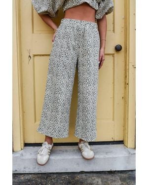 Bucketlist Wide Leg Pants - Blue