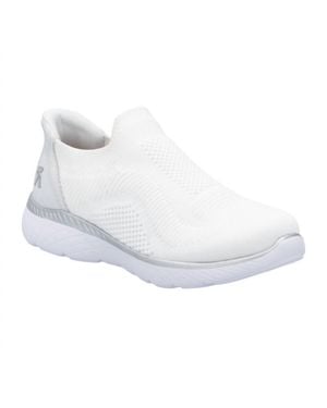 Rieker M5072 Slip-On Sneaker - White