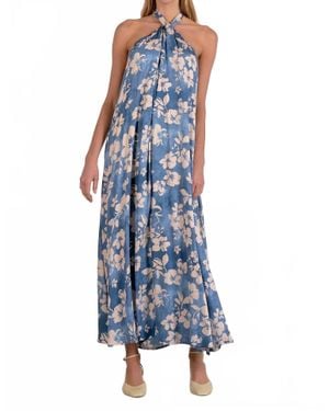 Elan Blossom Maxi Dress - Blue