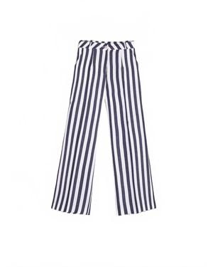 Vilagallo Milena Stripe Pant - White
