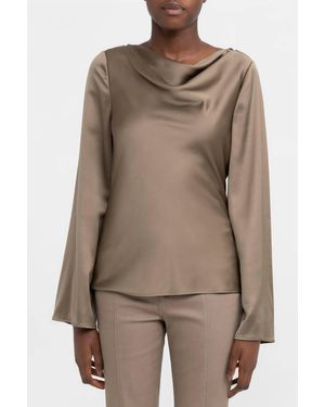 Significant Other Samara Long Sleeve Top - Brown