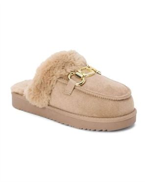 Matisse Davos Faux Fur Mule - Natural