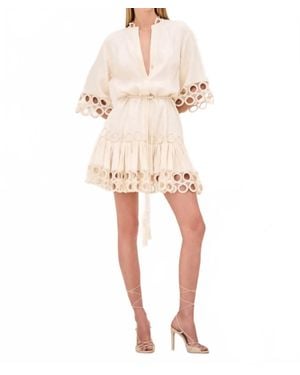 Alexis Kalia Mini Dress - Natural