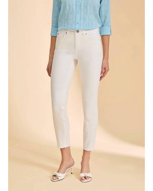 Fdj Olivia Slim Ankle Jeans - Blue