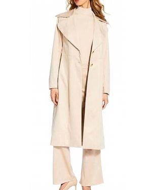 Trina Turk Starflower Coat - Natural