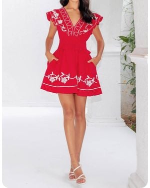 Strut & Bolt Remi Embroidered Sundress