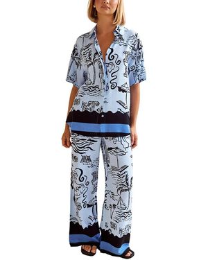 LEON GORI Shirt & Pant Set - Blue