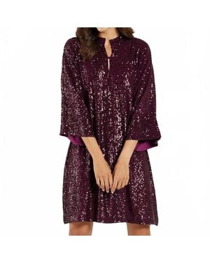 Jude Connally Delia Sequins Mini Dress - Purple