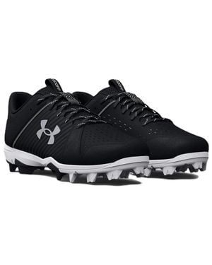 Under Armour Leadoff Low Rm 3025589-001 Baseball Cleats Htat1593 - Black