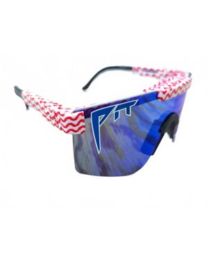Pit Viper The Yankee Noodle Single Wide Sunglasses - Blue