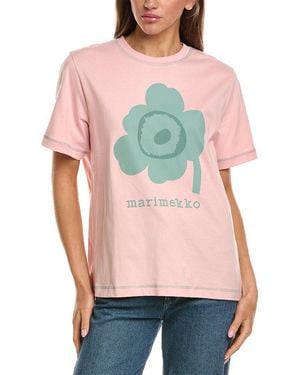 Marimekko Luulo Unikko Placement Shirt - Pink