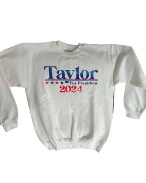 Prince Peter Girls Taylor For President Pullover - Gray