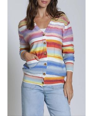 Apny Space Dyed Lightweight Cardigan - Gray
