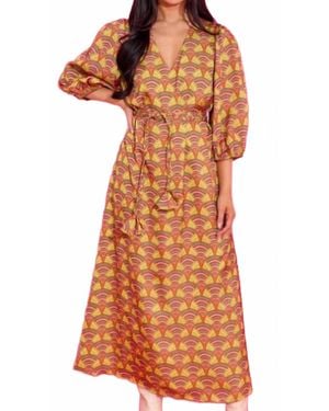 Alden Adair Lizzie Dress - Orange