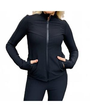 BLANC NOIR Directional Fitted Jacket - Blue