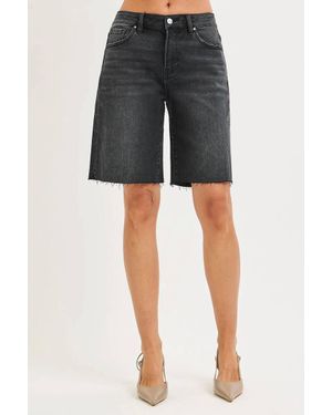 Risen Jenny High Rise Bermuda Shorts - Black