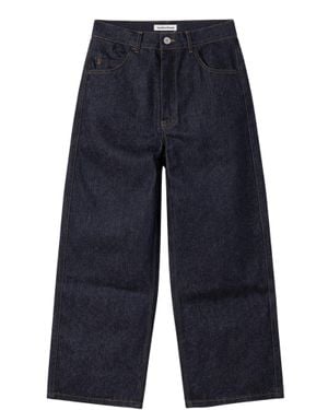 YOUMUSTCREATE Palazzo Wide-Leg Denim Jeans - Blue