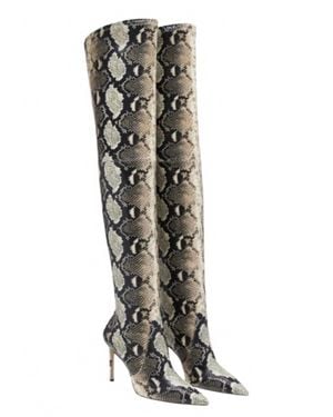 Stuart Weitzman Ultrastuart 100 Roccia Stretch Boots - Black