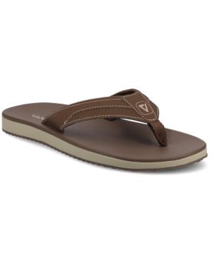 Vance Co. Vance Boyd Comfort Flexible Flip-Flop Sandal - Brown