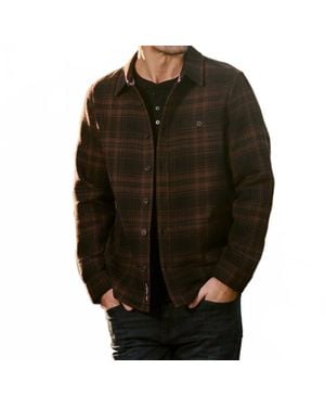 Flag & Anthem Blakely Waffle Shacket - Black