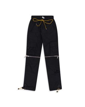 Rhude Knee Zip Cargo Pants - Black