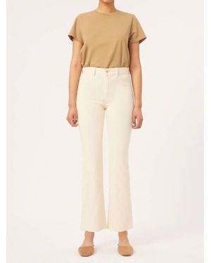 DL1961 Bridget Boot High Rise Instasculpt Crop - Natural