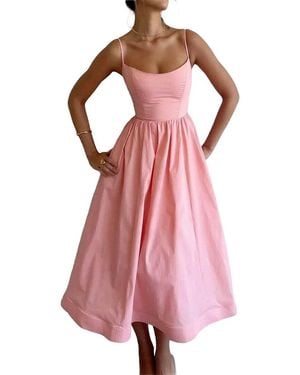 Esea Midi Dress - Pink
