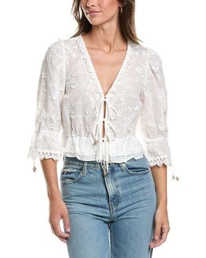 Walter Baker Bardot Top - White
