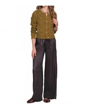 Heartloom Kessy Silky Drawstring Pant - Black