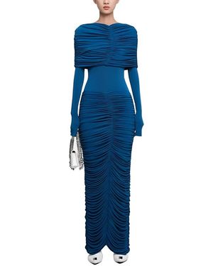 Amanda Royal Maxi Dress - Blue