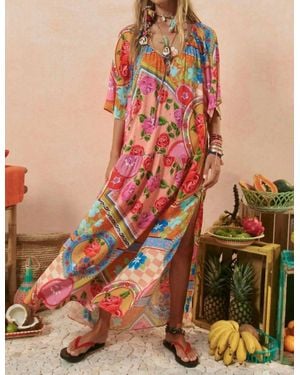 Spell Aphrodite Maxi Gown - Multicolor