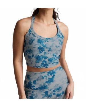 Beyond Yoga Softmark On The Up Cropped Tank Top - Blue