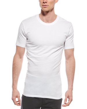 Tommy John Set Of 2 Stay-tucked Crewneck Undershirt - White