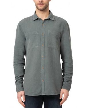 Mavi Linen Blend Shirt - Gray