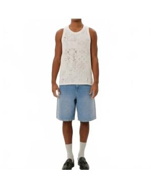 Les Deux Huxi Lace Tank Top - Blue