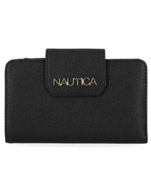 Nautica Slim Zip Wallet - Black