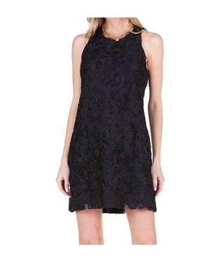 J joy Soutache Mini Dress - Black