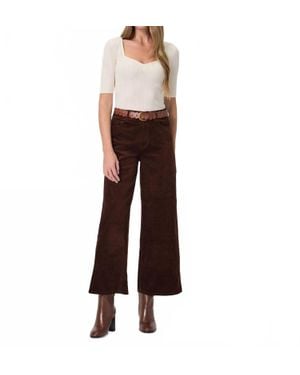 PAIGE Harper Ankle Pants - Brown