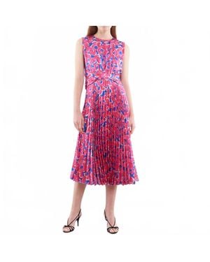 Saloni Gwen Midi Dress - Pink