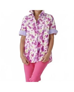 Perlavera Cos Floral Shirt - Pink