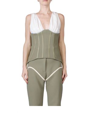 Paris Georgia Basics Mahala Bodice Top - Green