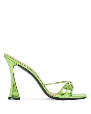 D'Accori Lust Mule High Heels - Green