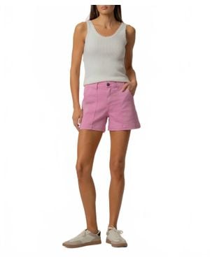 Kut From The Kloth Jane High Rise Shorts - Red