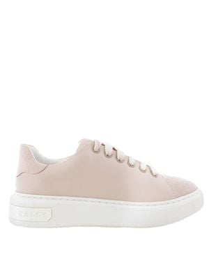 Bally Marlys Leather Low-Top Sneakers - Pink