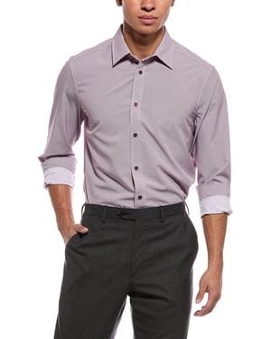 Report Collection 4-Way Woven Sport Shirt - Purple