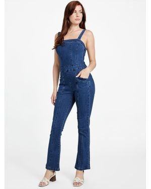 Guess Eco Selena Denim Jumpsuit - Blue