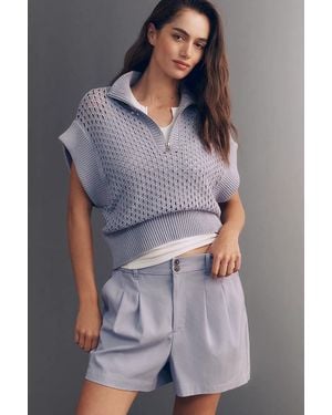Varley Tansey Woven Shorts - Gray