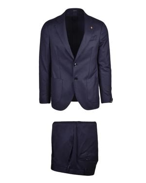 Sartoria Latorre Virgin Wool Formal Suit - Blue