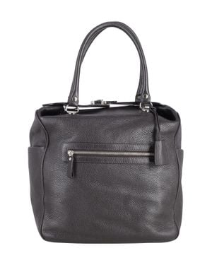 JOSEPH Zipper Front Handle Bag - Black